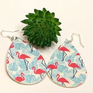 Flamingo Earring, Florida Earring, Bird Earring, Gift Idea, Cute Earring, FL